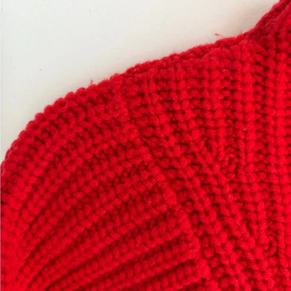 Equipment Vibrant Red Cowl Neck Sweater - Picture 5 of 11